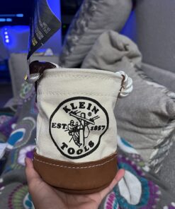 Klein Tools 5104MINI Mini Tool Bucket, Leather-Bottom 36 71YMsJ 9YfL