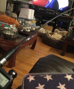 Authentic Genuine Nagoya NA-320A Triband HT Antenna 2M-1.25M-70CM (144-220-440Mhz) Antenna SMA-Female for BTECH and BaoFeng Radios NA-320A 17.7" VHF/220/UHF 28 71YNR9A7xUL