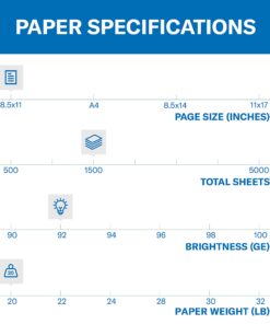 Hammermill Printer Paper, 20 Lb Copy Paper, 8.5 x 11 - 3 Ream (1,500 Sheets) - 92 Bright, Made in the USA, 500 Count (pack of 3) 500 Count (pack of 3) Letter (8.5x11) 21 71YNxXiRXnS