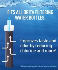 Alternative view of Brita Water Bottle Replacement Water Bottle Filters, Black, 5 Count 5 Count (Pack of 1) Filter