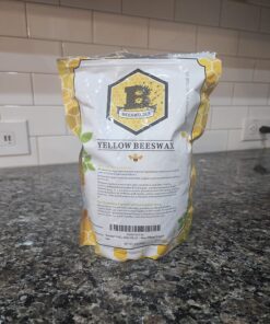 Beesworks Yellow Beeswax Pellets (1 lb) | 100% Pure, Cosmetic Grade, Triple-Filtered Beeswax for DIY Skin Care, Lip Balm, Lotion, and Candle Making 1 Pound (Pack of 1) 40 71YOTpxd ZL