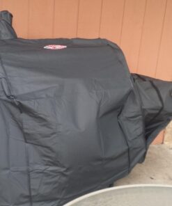 Char-Griller 5555 Grill Cover, Fits Models: 3018, 2121, 2222, 2828, 2727, 2929, 1224, E1224, 1329, 1334, Black 39 71YOZQ9z2BL