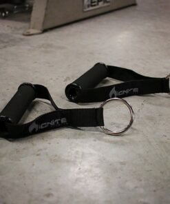 Ignite Fitness Ultra Heavy Duty Elite Exercise Handles with Solid ABS Cores, Comfortable Extra Wide Foam Grips, Seamless O Rings - Perfect Resistance Band Handles for Crossfit and Bodybuilding Gray 6 71YPMeO0iCL