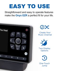 SiriusXM SXEZR1V1 Onyx EZR Satellite Radio with Vehicle Kit - Enjoy SiriusXM in Your Existing Car Stereo and Beyond with This Dock and Play Radio Satellite Radio + Vehicle Kit 21 71YPT6sSi4L