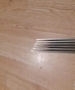 Perfect Point Throwing Knives – Set of 12 – 6 Satin Finish and 6 Black Stainless Steel Throwing Knives, Includes Nylon Sheath, Full Tang Construction, Well Balanced, – PAK-712-12 50 71YPsrgqu6L