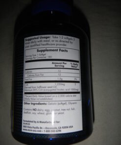 MRM Nutrition CLA 1250 | Keto Friendly | 80% CLA High Potency | 1000mg CLA per Capsule | Healthy fats | Gluten-Free | 30 Servings 180 Count (Pack of 1) 12 71YQ4DGQDRL