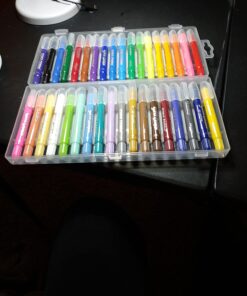 U.S. Art Supply Super Crayons Set of 36 Colors - Smooth Easy Glide Gel Crayons - Bright, Blendable and Washable 46 71YR3VJ4H3L