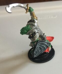 Alternative view of Reaper 77060: Dragonman Warrior - Dark Heaven Bones Plastic Miniature
