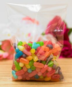 Clear Resealable Display Cellophane Bags Gift Treat Basket Supplies, Adhesive Closure for Snacks, Cards, Envelope Letters, Candy, Party Supplies (100 Bags) by Super Z Outlet (5" x 7") clear 5" x 7" 24 71YRzDpQW2L