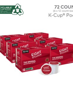 Eight O'Clock Coffee The Original, Single-Serve Keurig K-Cup Pods, Medium Roast Coffee Pods, 72 Count 12 Count (Pack of 6) 23 71YSqxVI4PL