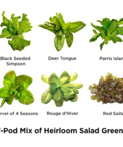 Alternative view of AeroGarden Heirloom Salad Greens Mix Seed Pod Kit - Salad Kit for AeroGarden Indoor Garden, 7-Pod