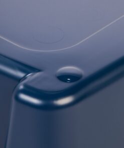 IRIS USA Open-Top Cat Litter Box with Shield and Scoop, Navy 31 71YTPc9GCIL