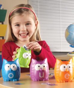 Learning Resources Vowel Owls Sorting Set, Word Recognition, Assorted Colors, Set of 6, Ages 5+ 25 71YTnrOSkGL