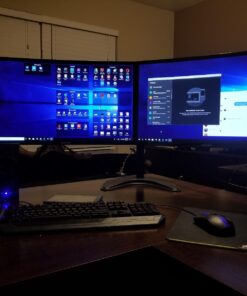 SAMSUNG LC24F390FHNXZA 24-inch Curved LED FHD 1080p Gaming Monitor (Super Slim Design), 60Hz Refresh Rate w/AMD FreeSync Game Mode 33 71YUiKp16 L