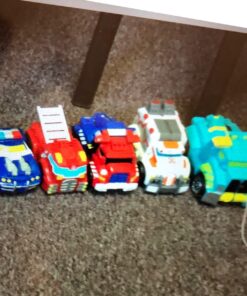 Transformers Playskool Heroes Rescue Bots Optimus Prime Converting Toy Robot Action Figure, Toys for Kids Ages 3 and Up 26 71YV1XTGyXL