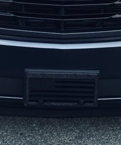 Intermerge License Plate Frames, 2 Pack, Universal US Car Black TPU Bracket Holder. Rust-Proof, Rattle-Proof, Weather-Proof with Drainage Holes Car Accessories 34 71YV1r8g93L