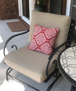 Quality Outdoor Living 29-BG23SB All-Weather Patio Chair Deep Seat and Back Cushion, 23x26, Beige 27 71YVCP1vjWL