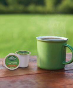 Green Mountain Coffee Roasters Half Caff Keurig Single-Serve K-Cup pods, Medium Roast Coffee, 72 Count 12 Count (Pack of 6) 21 71YW KdIrJL