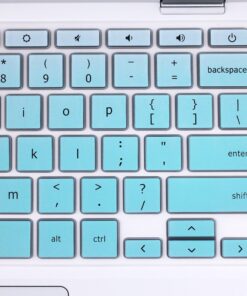 Silicone Keyboard Cover Skin Compatible for Acer Chromebook R11 CB3-131 CB5-132T, 2017 Acer Premium R11 Convertible, Acer Chromebook R13 CB5-312, Acer Chromebook 14 CB3-431 CP5-471 (Ombre Mint Green) Ombre Mint Green 12 71YW91dTVOL