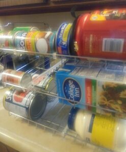 Simple Houseware Stackable Can Rack Organizer, Chrome 35 71YWP69joHL