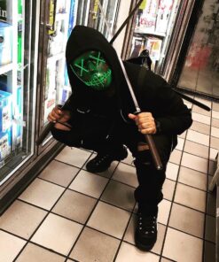 Ace Martial Arts Supply Leonardo Dual Ninja Swords with Back Carrying Scabbard 44 71YX6aMfCcL