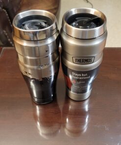 THERMOS Stainless King Vacuum-Insulated Travel Tumbler, 16 Ounce, Matte Steel 29 71YXXrUvI6L