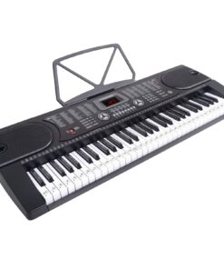 Hamzer 61-Key Portable Electronic Keyboard Piano with Stand, Stool, Headphones, Microphone & Sticker Sheet 36 71YYYqCi5HL 1