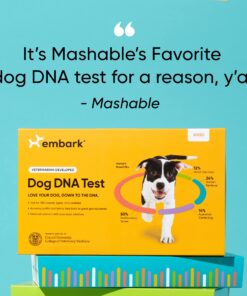 Embark Breed Identification Kit | Most Accurate Dog DNA Test | Test 350+ Dog Breeds | Breed ID Kit with Ancestry & Family Tree 35 71YYZitnTCL