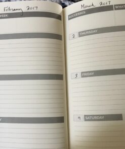 Papercode 2024 Daily Planner - Leather Weekly Planner W/Thick No-Bleed Pages - Monthly & Weekly Layouts - Use for Productivity, Schedule, or Agenda Blue 94 71YYf22uN7L