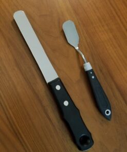 Premium 3D Print Removal Tool Kit - Durable 3D Printer Tools with Sturdy Comfort Grips, Sharp and Hardened Blades for Easy Separation of Prints, Knife and Spatula Set of 2 - Enhanced Version 44 71YZ6c2AdfL