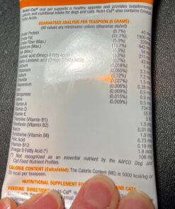 Vetoquinol Nutri-Cal 4.25 Oz - High Calorie Supplement for Cats and Dogs 29 71YZNvIk4tL