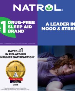 Natrol Melatonin 5mg, Strawberry-Flavored Dietary Supplement for Restful Sleep, 90 Fast-Dissolve Tablets, 90 Day Supply 22 71YZaUrWo2L