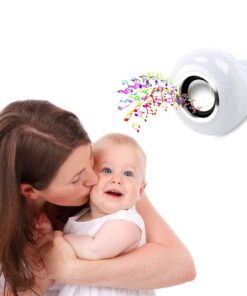 LED RGB Bulb Light Smart Bluetooth Music Speaker Changing Color Lamp Shower Head with Remote for Living Room Bathroom 17 71YZzPTD2ML