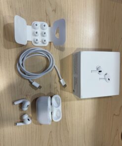 Apple AirPods Pro (2nd Generation) Wireless Ear Buds with USB-C Charging, Up to 2X More Active Noise Cancelling Bluetooth Headphones, Transparency Mode, Adaptive Audio, Personalized Spatial Audio Without AppleCare+ 40 71Ya2xWREQL