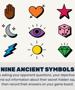 Mighty Fun! - Telepathy® Board Game - Award-Winning Strategy Board Game of Memory, Logic and Deduction for Kids, Adults and Families - 2 Person or Teams - Ages 10+ 15 71YaS8L40cL