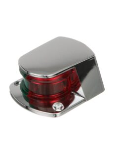 Alternative view of Attwood 6375D6 ZAMAK 1-Mile Sidelights, Bi-Color Combination, Deck Mount, Provides 1-Mile, 225-Degrees Light Visibility, 12V