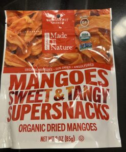 Made in Nature Organic Dried Fruit, Mangoes, 28oz Bag – Non-GMO, Unsulfured Vegan Snack 28 Ounce (Pack of 1) 19 71YbCl1i L