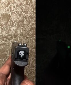 TRUGLO Tritium Handgun Sight | High-Visible Front & Rear Night Sights with Daylight White Dots & Low-Light Tritium Dots, Compatible with Glock Handguns Glock 42, 43 39 71Yc9I2BZL