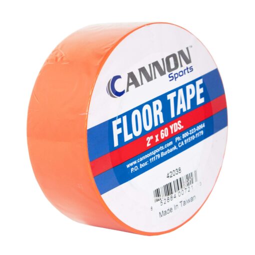 Cannon Sports Floor Marking Tape for Gymnastics, Grappling, Wrestling and Fitness Training (2 inch, Orange) 2