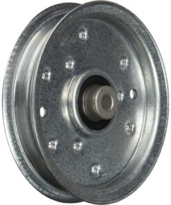 MaxPower 332511B Flat Idler Pulley for MTD, Cub Cadet, Troy-Bilt, Replaces OEM no. 956-04129, 753-08171, 756-04129, Silver 7 71YcRE9EsJL