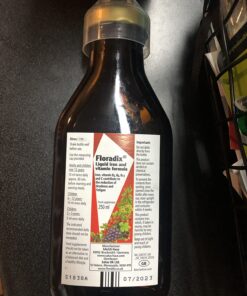 Floradix Liquid Iron and Vitamin Formula 250ml 48 71YckvO1jlL