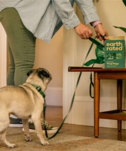 Earth Rated Dog Poop Bags with Handles, New Look, Easy Tie and Guaranteed Leakproof, Unscented, 120 Handle Bags 120-Count 30 71YdRv8ye4L