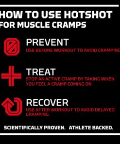 HOTSHOT Sports Shot Muscle Cramp Relief, All Natural Liquid Sports Drink, Scientifically Proven, for Leg and Night Cramps, Proudly NSF Certified for Sport, (Spicy Mango) (1.7 Fl Oz) (Pack of 12) Spicy Mango 1.7 Fl Oz (Pack of 12) 8 71Ydhi406lL