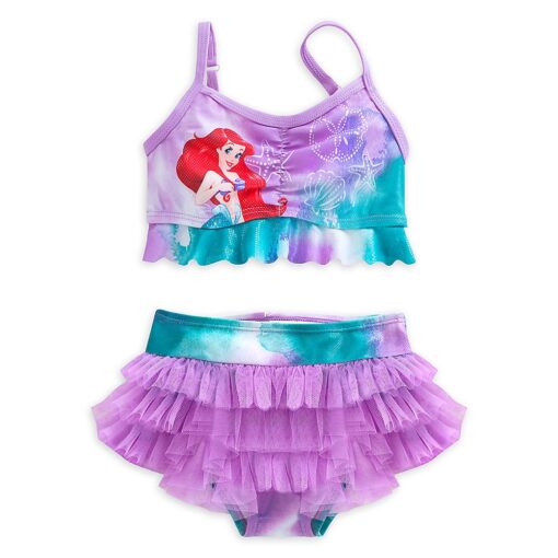 Disney Store Ariel - The Little Mermaid High Diva 2-Piece Swimsuit for Girls 4