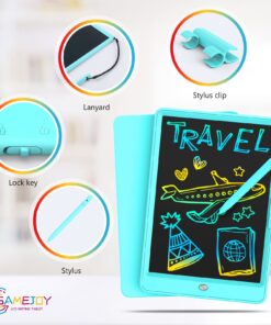 Alternative view of LCD Writing Tablet 2 Pack for Kids 10 Inch Colorful Screen, Toddler Educational Toys for 2 3 4 5 6 Years Old Boys and Girls, Reusable and Portable Drawing Tablet Christmas Toys Gifts for Kids Blue,pink