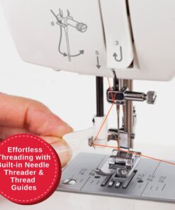 SINGER | 5560 Computerized Sewing Machine with Included Accessory Kit, Hard Cover & Extension Table, 203 Stitch Applications - Perfect for Beginners 5560 Fashion Mate 19 71YeWTGQvL 3