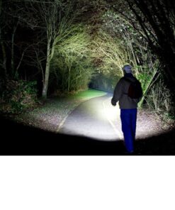 EcoGear FX Complete LED Tactical Flashlight Kit TK120 Flashlight with Rechargeable Battery: High Lumens with 5 Light Modes, Water Resistant, Adjustable Focus Zoom 51 71Yghx97PL