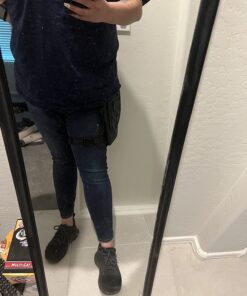 Hebetag Oxford Hiking Waist Pack Motorcycle Drop Leg Bag for Men Women Bike Riding Cycling Tactical Thigh Fanny Pouch Outdoor Travel Fishing Camping Casual Daypack Black #01Black 37 71YiExltzoL