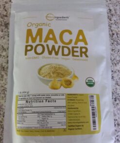 Organic Maca Root Powder, 2 Pound, Gelatinized for Better Absorption, Rich in Antioxidants, Help Energy, Stamina, Endurance, Strength and Immune System, No GMOs, Vegan Friendly and Peru Origin 2 Pound (Pack of 1) 17 71YiJpeQ L
