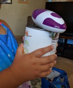 BangRui Smooth Soft Edge Electric Can Opener with One-Button Start and One-Button Manual Stop (Purple) Purple 28 71YiMSXOKL